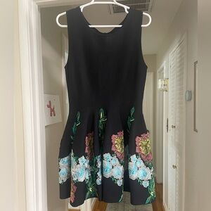EUC Blumarine Embroidered Appliqué Mini Dress